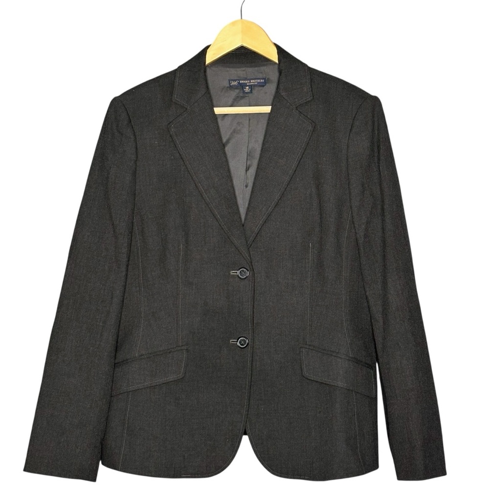 Brooks Brothers blazer jacket Milano fit two button notch lapel size 14